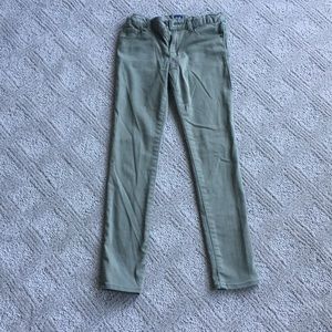 Gap kids girls olive colored pants size 10